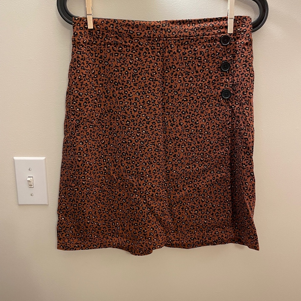Hailey Wild Flowers Wrap Skirt - S